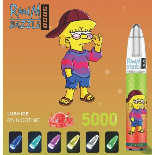 Randm Dazzle 5000 RGB -kertakäyttöinen vape